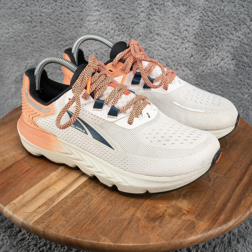 Altra Provision 7 Zero Drop Running Women's Shoes Size 8.5 White Peach